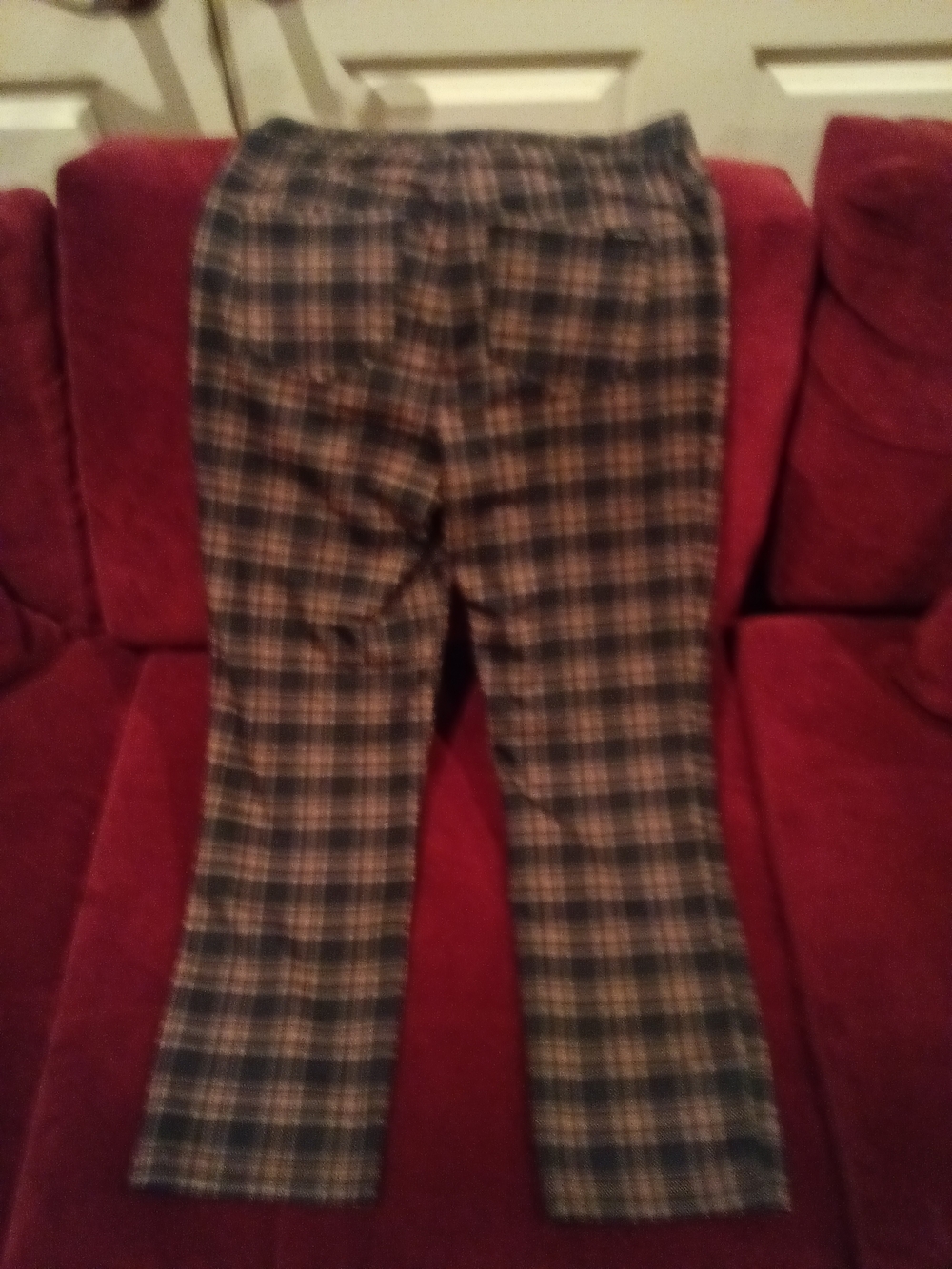 Sanctuary Men’s Plaid Chinos in Brown and Black